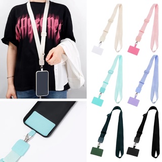 Universal Adjustable Phone Strap Crossbody Lanyard for Mobile Phone Detachable Necklace Hanging Wide Rope