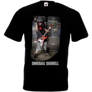 [S-5XL] 【Fashion Creatative】gildan เสื้อยืด ผ้าฝ้าย 100% พิมพ์ลาย Dimebag Darrell V3 สีดํา ไซซ์ S 5Xl สําหรับผู้ชาย