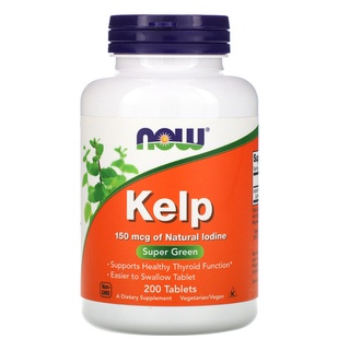 Now Foods Kelp 150 mcg 200 Tablets