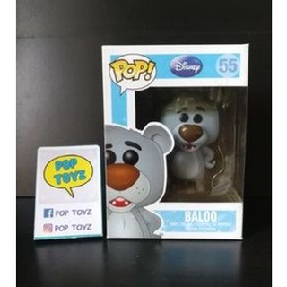 FUNKO POP Baloo 55 Disney The Jungle Book ของแท้ งานเก่าเลิกผลิตแล้ว หายาก แถมกล่องใส พร้อมส่งไม่ต้องรอพรีออเดอ หมี bear