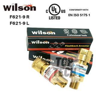 กันไฟย้อน/กันย้อนลม-แก๊ส ติดที่เกจ์ Wilson Flashback Arrestors F-621R,F-621L