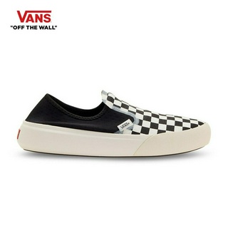 VANS COMFYCUSH ONE - (CHECKERBOARD) BLACK/MARSHMALLOW รองเท้า ผ้าใบ VANS ชาย หญิง