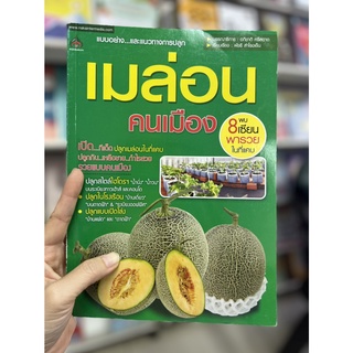 หนังสือเกษตร เมล่อน คนเมือง ปลูกเมล่อน  โรงเรือน ปลูกกิน ปลูกขาย เมล่อนทำเงิน