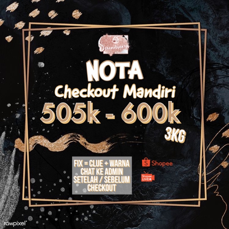 กระดาษโน้ต CO (3 กก.) 505k - 600k sevendiarys