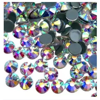 Hotfix PREMIUM PLUS Rhinestone,Crystal AB, Batu Manik Tampal Baju