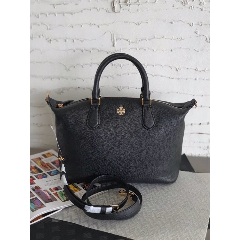 New🍥 TORY BURCH - CARTER SMALL SLOUCHY SATCHEL | Shopee Thailand