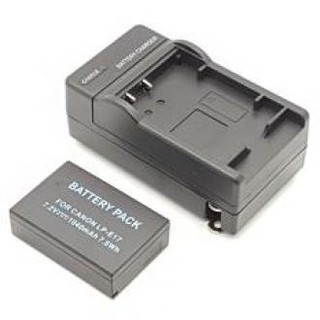 แบตเตอรี่ Li-ion type LP-E17 1040mAh + HOME AND CAR Charger for Canon LP-E17