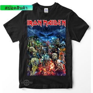 เสื้อยืด พิมพ์ลาย iron maiden 6 icon HALLOWWED พรีเมี่ยม ขนาดใหญ่ สําหรับผู้หญิง