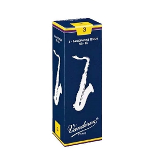 Reed : Vandoren Tenor Saxophone ลิ้นแซกโซโฟน (5 Pieces) by Churairat Music