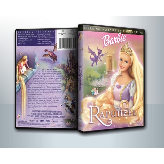 [ DVD CarToon มีปก+สกรีนแผ่น-ไม่มีกล่อง ] Barbie Rapunzel บาร์บี้ : ราพันเซล ( 1 DVD )