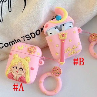 เคส Airpods Pro AirPods 2 Cartoon เซเลอร์มูน Sailor Moon Protective Silicone Case