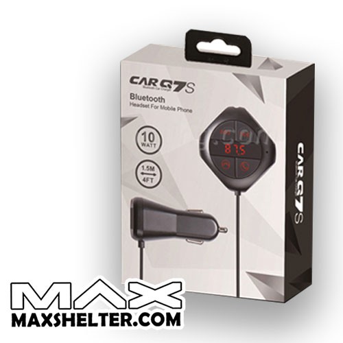 บลูทูธต่อเครื่องเสียงรถยนต์ บลูทูธติดรถยนต์ รุ่น Car Q7S