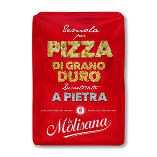 🔥ยอดนิยม!! ลาโมลิซาน่า แป้งพิซซ่าจากข้าวสาลีดูรัม 1000 กรัม La Molisana Pizza Grand Duro 1000 g