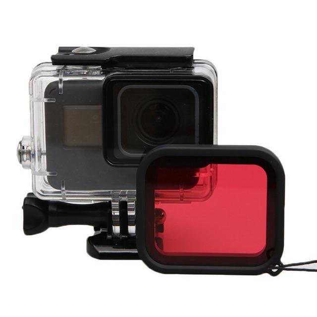 เคสกันน้ำ 45 เมตร อุปกรณ์เสริมสําหรับ gopro hero 7 6 5 สีดํา