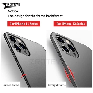 สําหรับiPhone 14 13 12 11 Pro MaxกรณีZROTEVEหรูหราUltra Slim Frosted Hard PCสําหรับiPhone14 iPhone13 Mini iPhone12 iPhone11 เคสโทรศัพท์