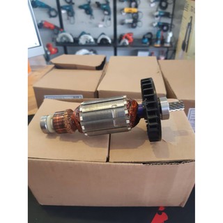 Makita armature for model. 5806B part no. 516273-0 อะไหล่ทุ่นไฟฟ้า เลื่อยวงเดือน รุ่น 5806B ยี่ห้อ มากีต้า