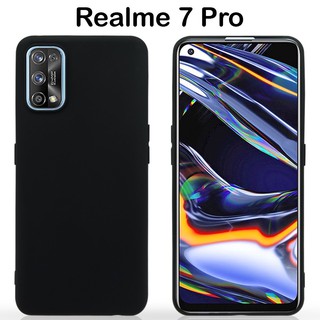 TPU CASE เรียวมี Realme 7Pro เคสซิลิโคน เคสนิ่ม สวยและบางมาก เคสสีดํา Realme7pro [ส่งจากไทย]