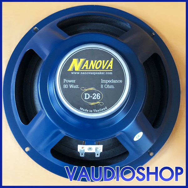 NANOVA D-26 (80W) ดอกลำโพง 10 นิ้ว จำนวน 1 ตัว ลำโพง 10" นาโนวา D26