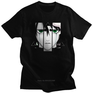 เสื้อยืดผ้าฝ้ายพิมพ์ลายขายดี Ulquiorra เสื้อยืดแขนสั้น ผ้าฝ้าย พิมพ์ลายการ์ตูนมังงะ Bleach สไตล์ฮาราจูกุ แฟชั่นสําหรับผู