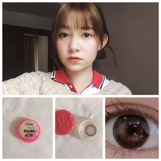 คอนแทคเลนส์ รุ่น Mini Cleen Brown / Black (ขนาดมินิ) - คิตตี้ คาวาอิ Kitty Kawaii (Vial)