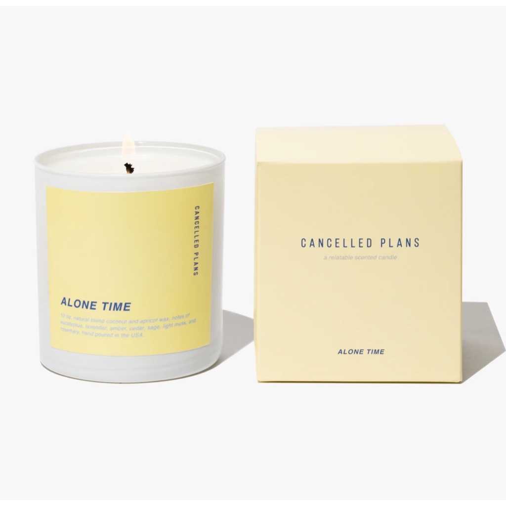 พร้อมส่ง Cancelled plans - Alone time candle