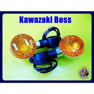 ไฟเลี้ยวหน้า ซ้าย ขวา Kawazaki Boss Front Turn Signal Set