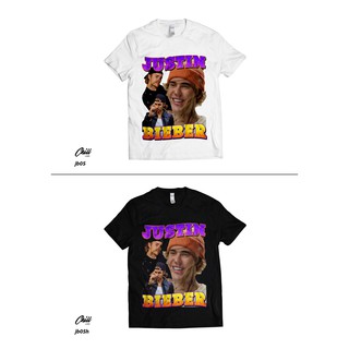 เสื้อยืด พิมพ์ลาย Justin BIEBER 1 I CUSTOM I Music I POP