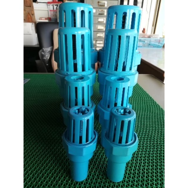 ฟุตวาล์ว พีวีซี แบบสวม ขนาดตั้งแต่ 3/4" , 1" , 11/2" , 2" เลือกตามขนาด หน่วยเป็นนิ้ว