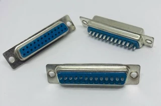 ชุดหัวประกอบ DB-9 DB9 ,DB15 ,DB25 Male Female Connector with socket D-Sub 9 pin PCB Connectorเปลือกโลหะ เปลือกเหล็ก VGA