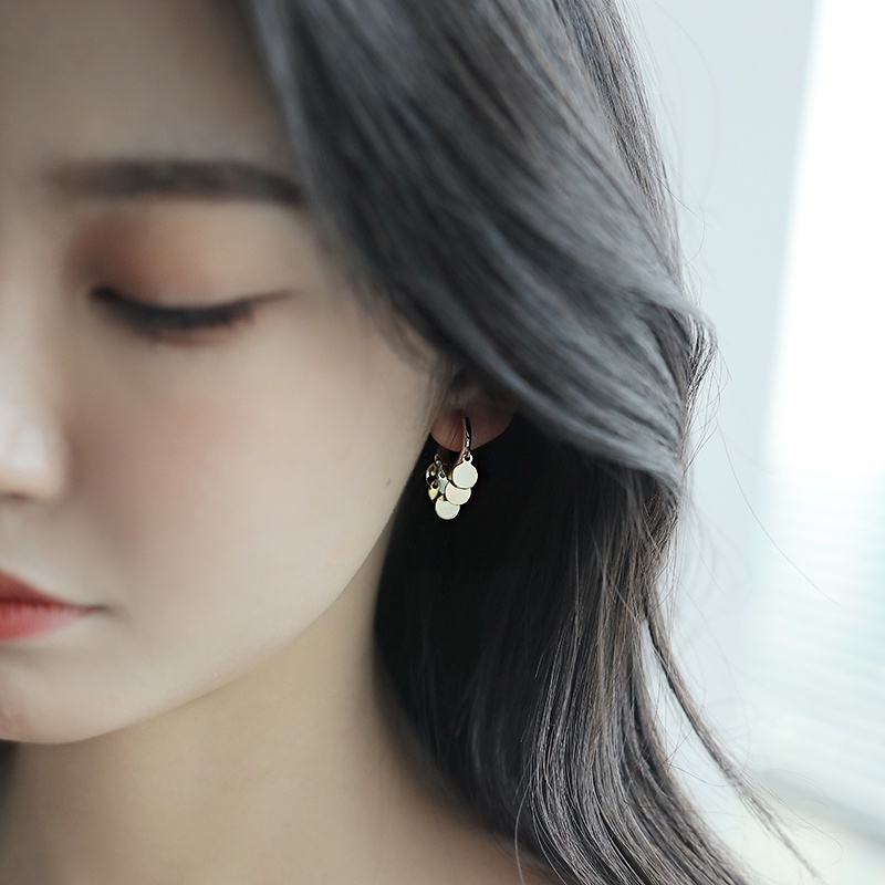 ต่างหู จี้ทรงกลม รูปหัวใจ ราคา ถูกที่สุด ดีลบีเคเค แกลเลอรีภาพที่ 3