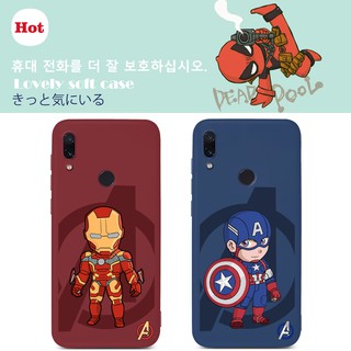 Xiaomi Redmi 9T 9 9A 9C 8A 7A 7 6A 10X Note 10 10S 9S 9 Pro 8T 8 7 6 Pro 10 Go Note9 Note9s Note7 Note8 Note10 Pro K20 K30 K30i Pro ZOOM Redmi Y3 เคสมือถือ TPU ลายซุปเปอร์ฮีโร่ น่ารัก สำหรับมือถือ สำหรับ