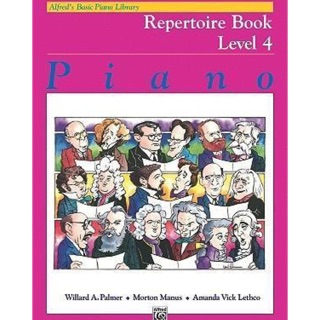 หนังสือเปียโน Alfred’s basic piano library: Repertoire book Level4  🎹