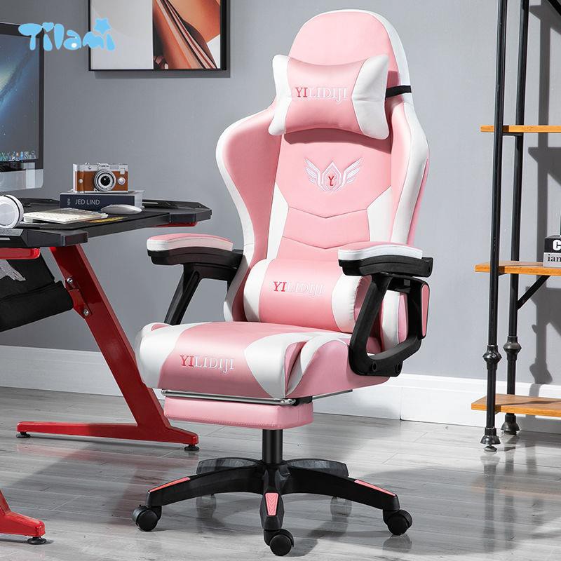 เก้าอี้เกมเมอร์ เก้าอี้เกมมิ่ง gaming chair เก้าอี้เกมมิ่งสีชมพู เก้าอี้เกมมิ่งมีไฟเก้าอี้เกมมิ่ง เก้าอี้เกมมิ่ง nubwo เ