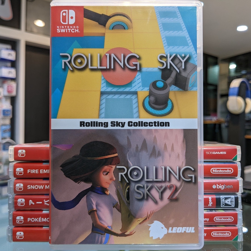 (ภาษาอังกฤษ) มือ2 Nintendo Switch Rolling Sky Collection แผ่นSwitch เกมSwitch มือสอง (มี2เกมในตลับเดียว)