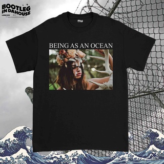 เสื้อยืดผ้าฝ้าย เสื้อเชิ้ต พิมพ์ลาย Being As An Ocean Girl Band สําหรับผู้หญิง