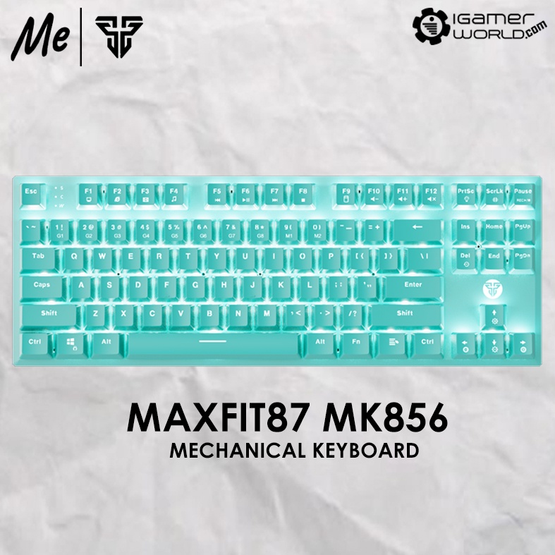 Fantech MINT EDITION MAXFIT87 MK856 TKL คีย์บอร์ดเกมมิ่งแบบกลไก