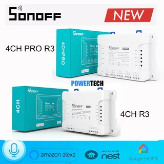 SONOFF 4CH R3 หรือ 4CH PRO R3 4 ช่อง อัจฉริยะไร้สายโมดูลสวิทช์