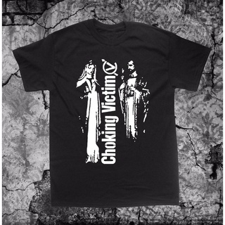 เสื้อยืด พิมพ์ลาย Choking Victim Fish Doom จากอะเมบิกซ์ เรื่อง Subhumans ด้านซ้าย