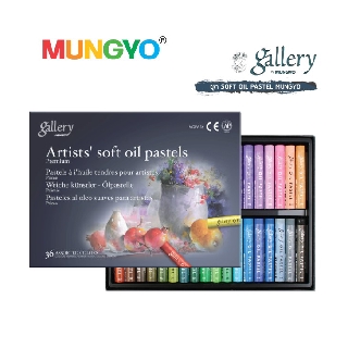 MUNGYO สีชอล์คน้ำมัน 36 สี SOFT OIL PASTEL