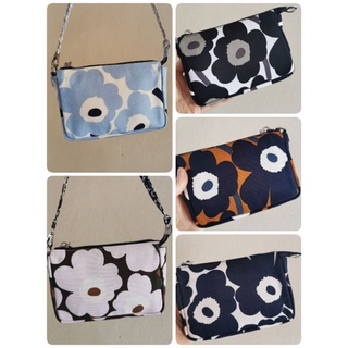 yumekko mini pochette 11.5*11.5*4cm ผ้ามาริแท้ค่า ทรงน่ารักมากๆต้องมีค่า