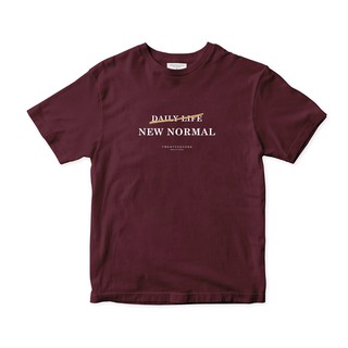 TWENTYSECOND THE NEXT NORMAL - DAILY LIFE TEE - MAROON RED