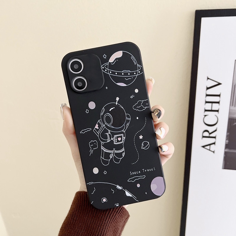 เคส OPPO Reno 7Z 5G Reno 6Z Reno 5 Pro Reno 7 Pro Reno 6 Reno 3 Pro Reno 4 Pro Reno 2 Reno 2F เคสมือถือการ์ตูนนักบินอวกาศแบบนิ่ม #8