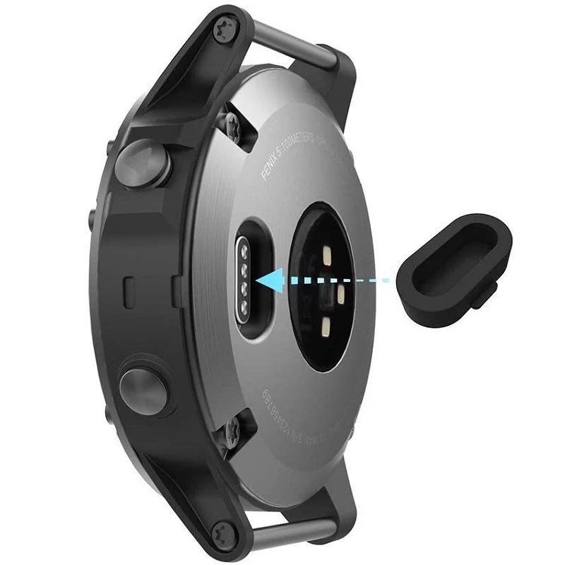สายรัดป้องกันพอร์ตชาร์จ ป้องกันปลั๊ก สําหรับ Garmin Fenix 5 6 7 8 instinct Forerunner 935/45/45S/245/945/955/965/255/265/255s/265s/745/165/645/970/570/70/170 venu 2 plus venu 2 2s 3 3s 4 venu sq 2 Venu X1
