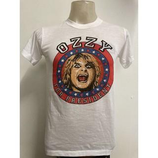 tshirtเสื้อยืดคอกลมฤดูร้อนเสื้อวง Ozzy Osbourne สไตล์วินเทจSto4XL