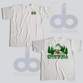 เสื้อยืดแขนสั้น พิมพ์ลาย INDONESIA THE LAND OF HEAVEN/THE LAND OF HEAVEN