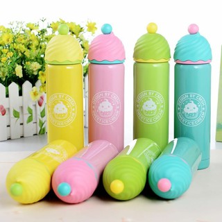 Ice cream cylinder Bottle กระติกน้ำสแตนเลสหัวปิดไอศครีม