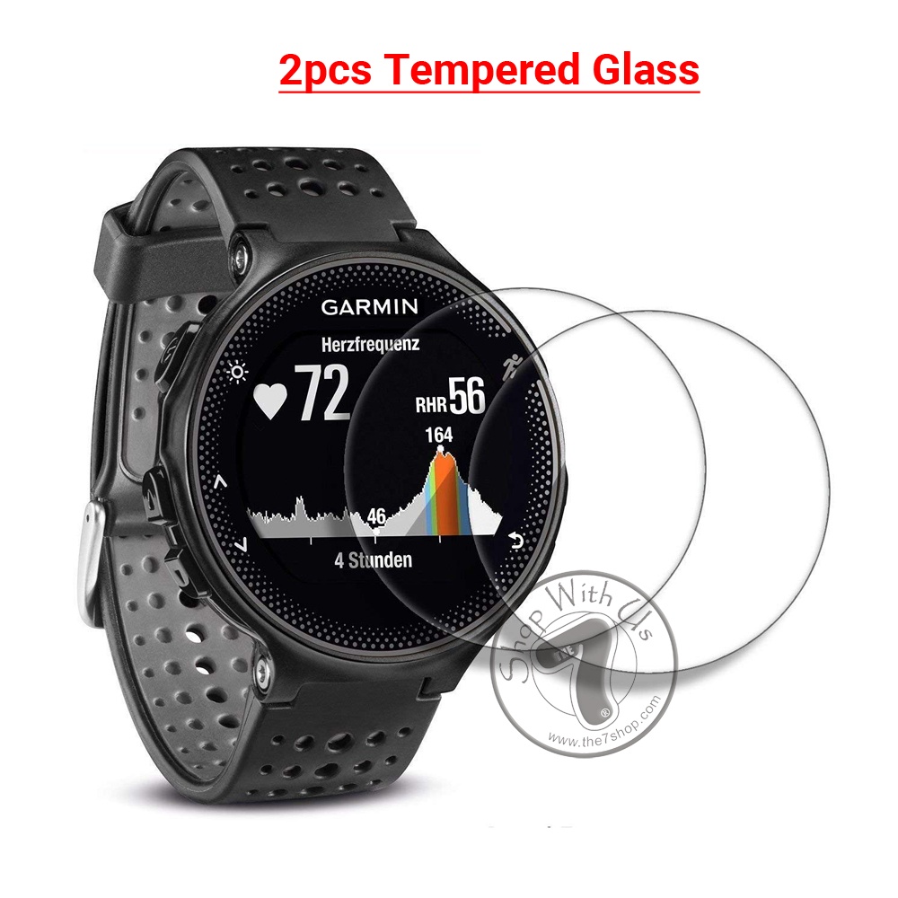 [2 ชิ้นแก้ว] Garmin Forerunner 235 กระจกนิรภัย / กระจกนิรภัยสําหรับผู้เบิกทาง Garmin 235