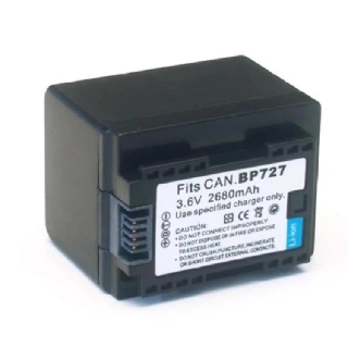 แบตเตอรี่ Canon Replacement Battery BP-727 BP727 BP727 2685mah for Canon camcorder Battery BP-727 BP727 BP727 //0025//