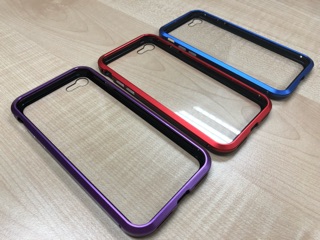 เคสโทรศัพท์แม่เหล็ก iPhone รุ่นที่ 2  ด้านหลังกระจกใส เคส Tempered Glass