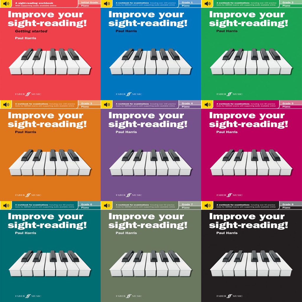 Improve your sight-reading! Piano Initial Grade - Grade1,2,3,4,5,6,7,8 (Piano Solo)